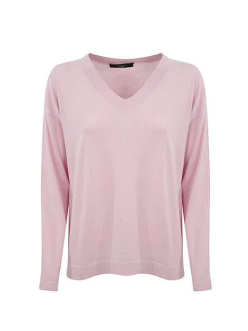 Maglia Rania in filato di seta e cotone Rose berry WEEKEND MAX MARA | 2515361051600004